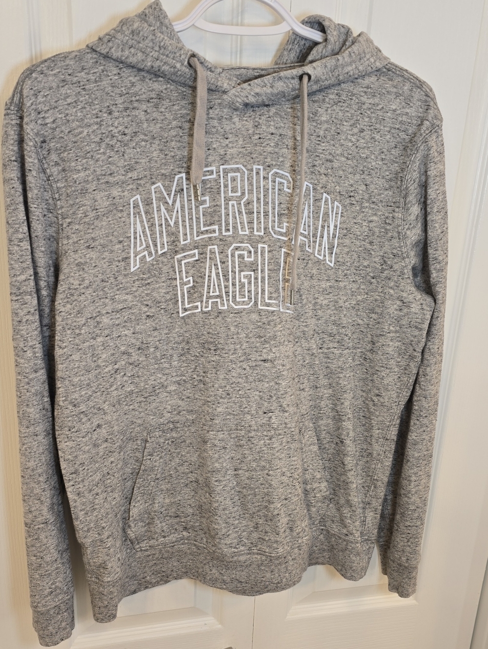 American Eagle Outfitters Heather Gray Pullover Hoodie